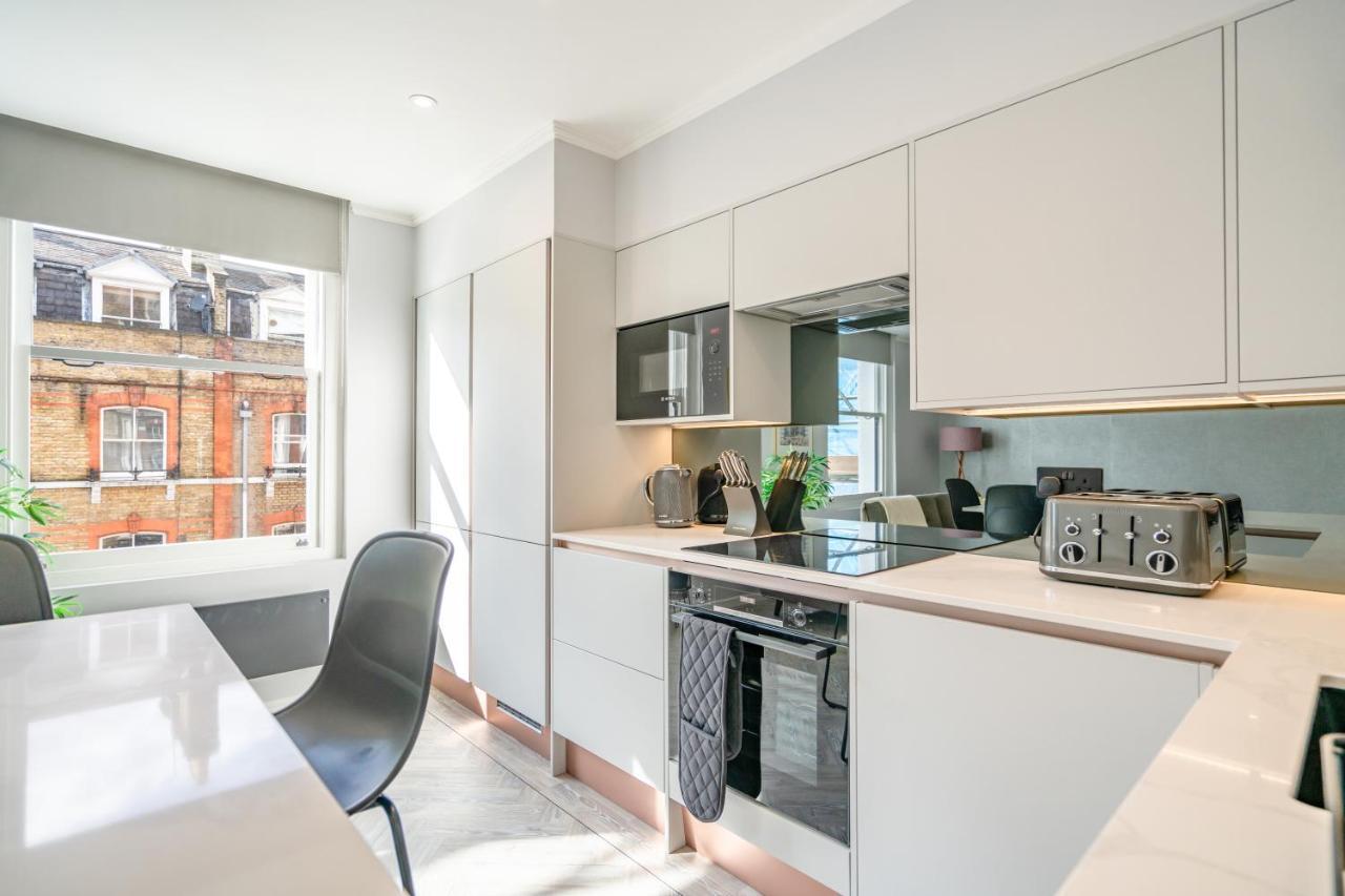 Modern & Chic One Bedroom Apartments In Fitzrovia By Sojo Stay 伦敦 外观 照片